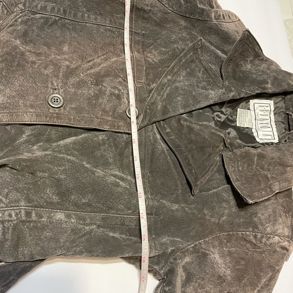 BB Dakota women's Sm brown leather lined  jacket - Picture 5 of 5